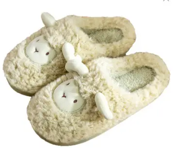 Cartoon Cotton Slippers Women's Indoor Warm Home Non-Slip Cute Plush Slippers
