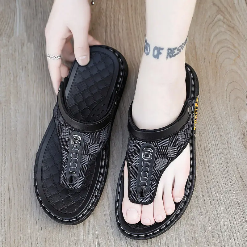 Flip-flops Men's Summer Outer Wear Driving Non-slip Vietnamese Dual-use Sandals Men's Sports and Leisure Beach Flip-flops - Image 8
