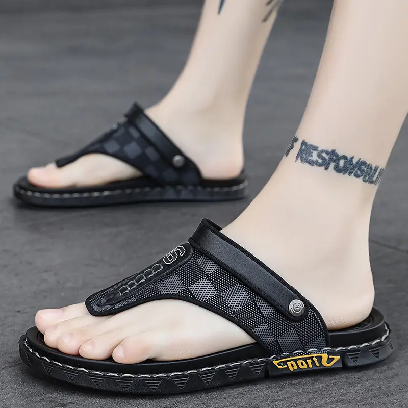 Flip-flops Men's Summer Outer Wear Driving Non-slip Vietnamese Dual-use Sandals Men's Sports and Leisure Beach Flip-flops - Image 9