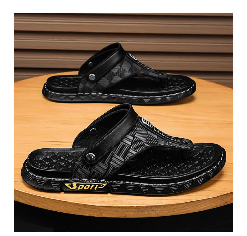 Flip-flops Men's Summer Outer Wear Driving Non-slip Vietnamese Dual-use Sandals Men's Sports and Leisure Beach Flip-flops — feature 20