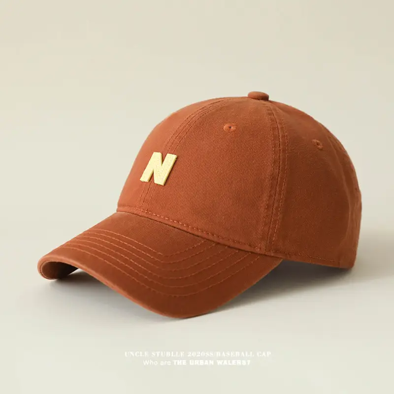 N Letter Baseball Caps for Men Women All Colors — feature 15