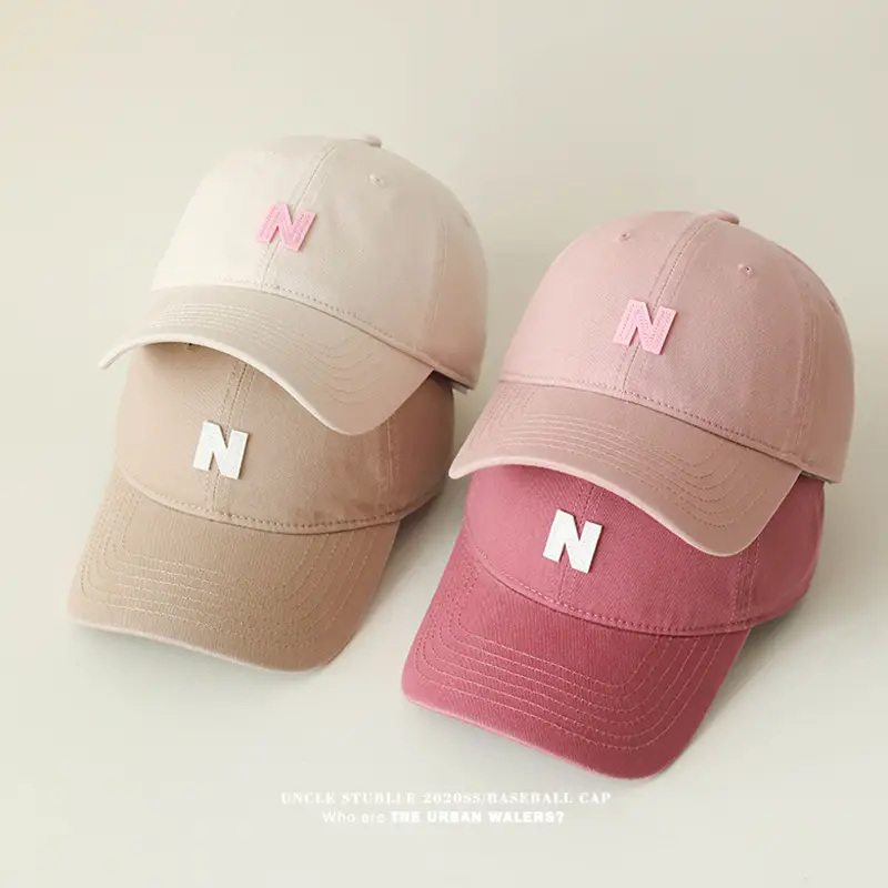 N Letter Baseball Caps for Men Women All Colors — feature 2