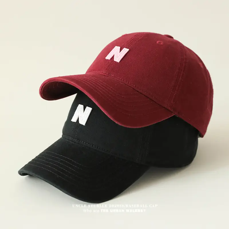 N Letter Baseball Caps for Men Women All Colors — feature 22