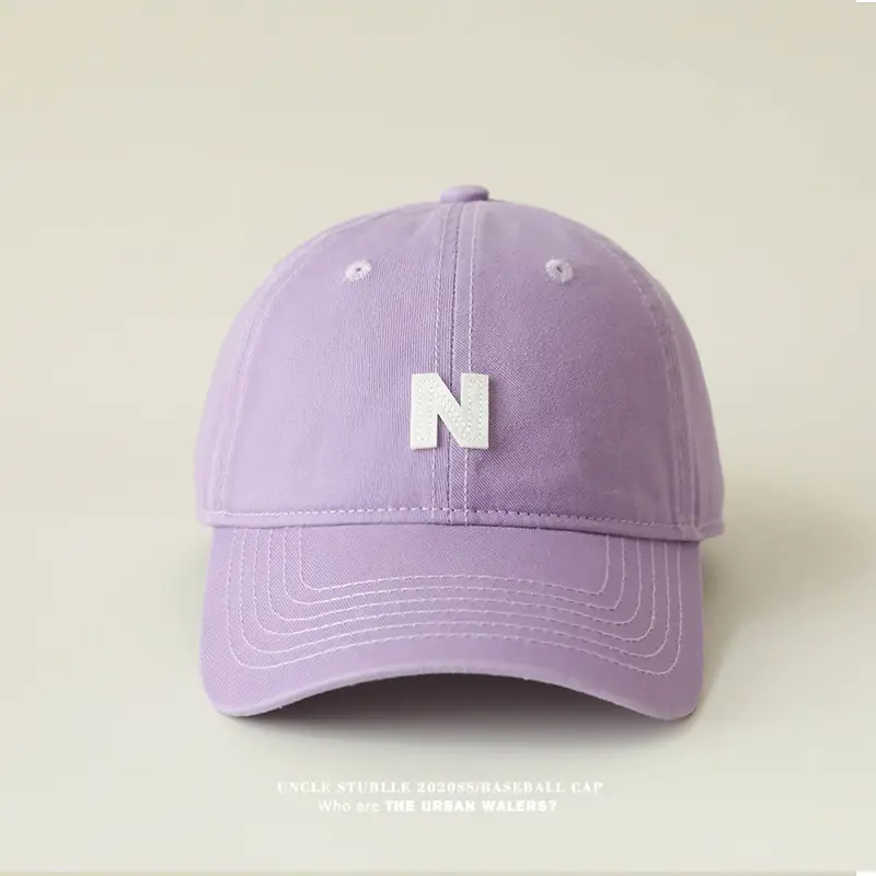 N Letter Baseball Caps for Men Women All Colors — feature 8