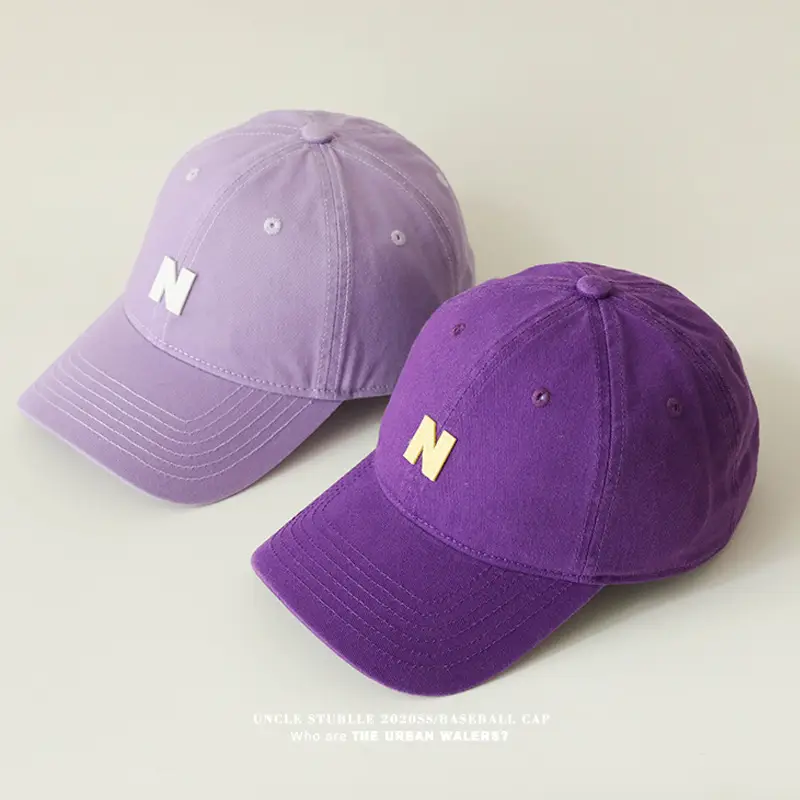N Letter Baseball Caps for Men Women All Colors — feature 9