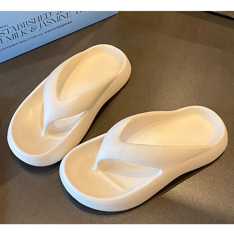 Flip-flops Women's Wholesale Summer Indoor Home Leisure Beach Thick Bottom Sandals Outer Wear Increased Clip Foot Anti-slip — feature 11