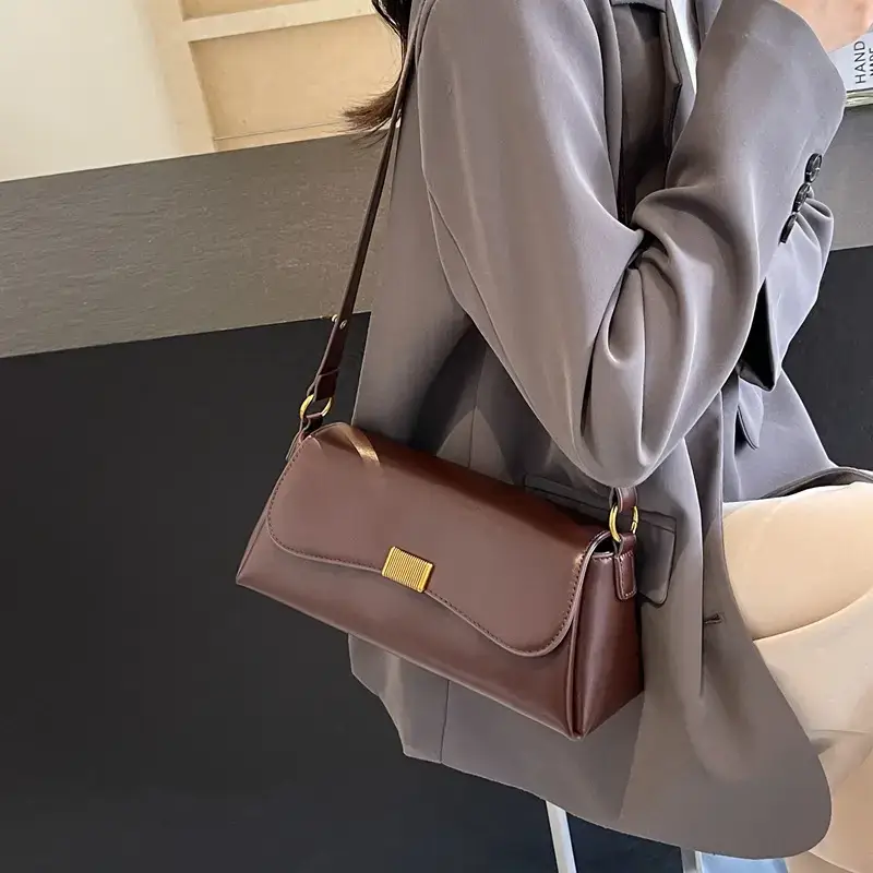 Brown Leather Crossbody Bag for Women 2024 - Image 6