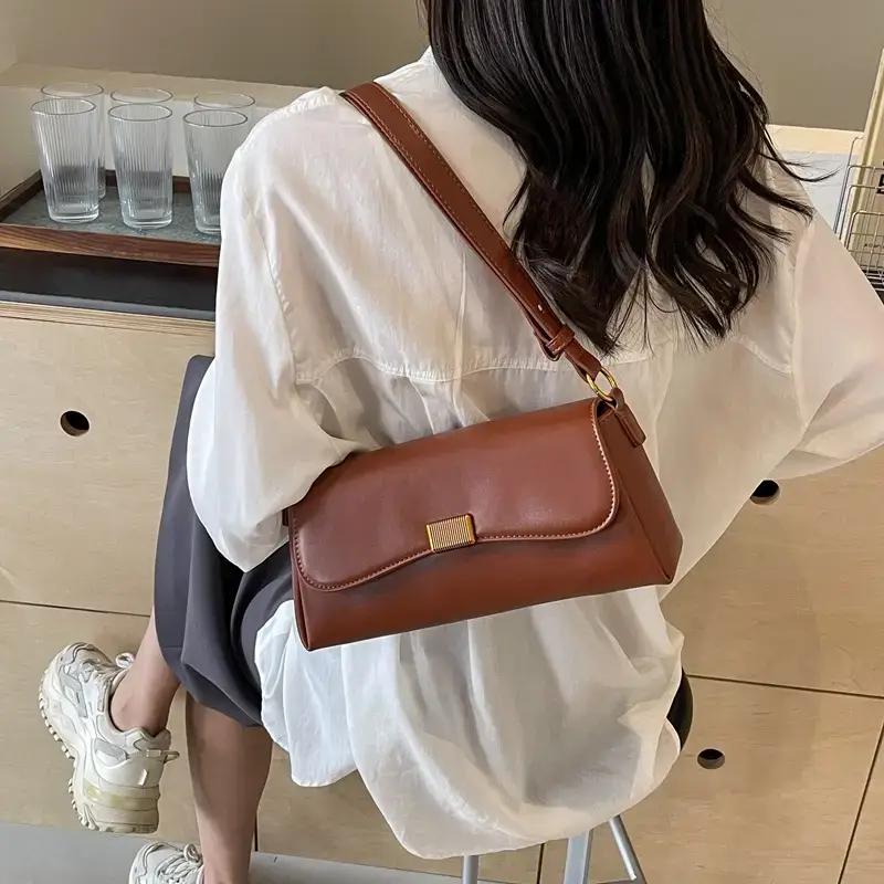 Brown Leather Crossbody Bag for Women 2024 - Image 3