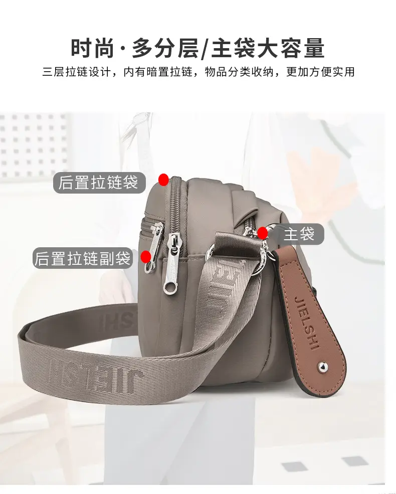 Japanese Trendy Black Crossbody Bag for Women — feature 10