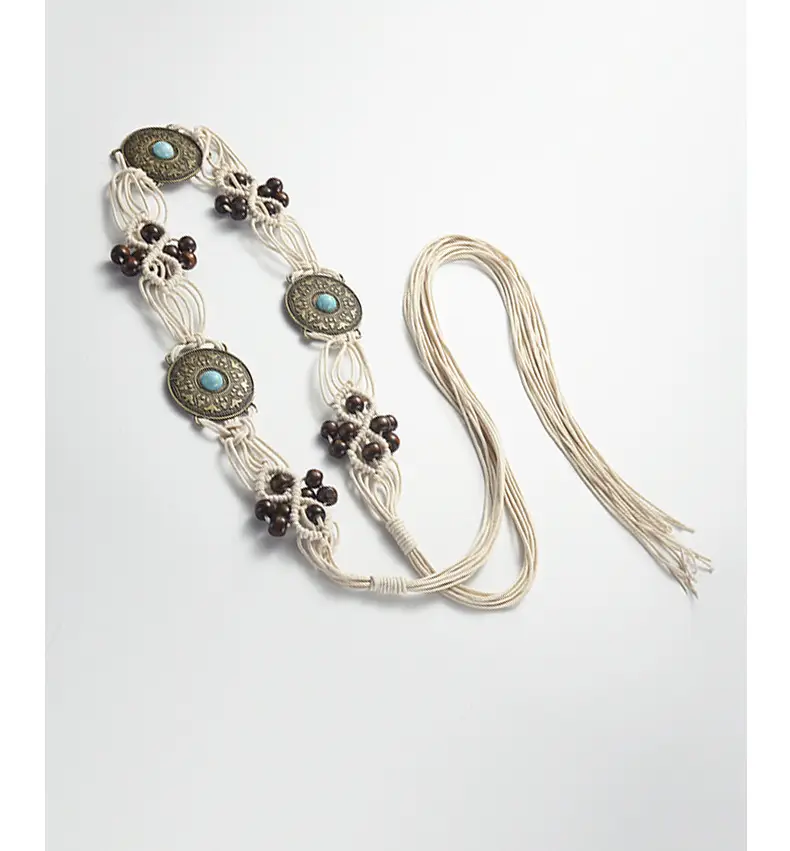 Bohemia Retro Belt Chain with Turquoise Stones — feature 38