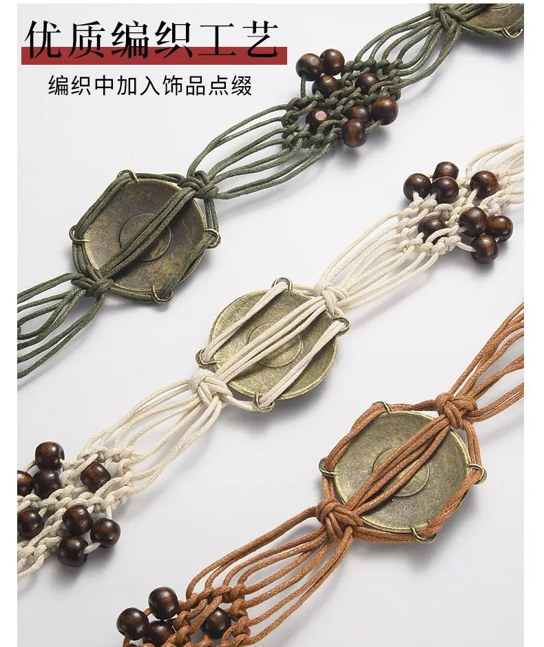 Bohemia Retro Belt Chain with Turquoise Stones — feature 51