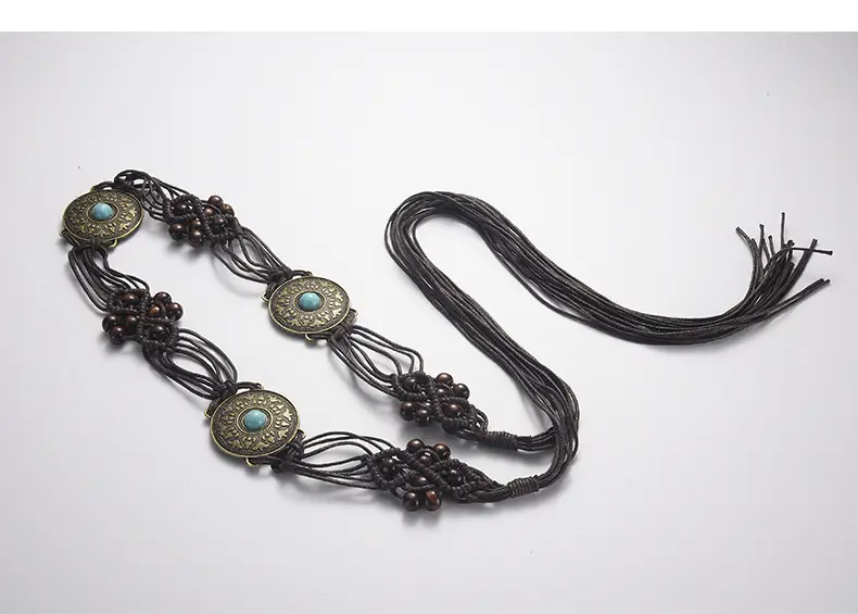Bohemia Retro Belt Chain with Turquoise Stones — feature 60