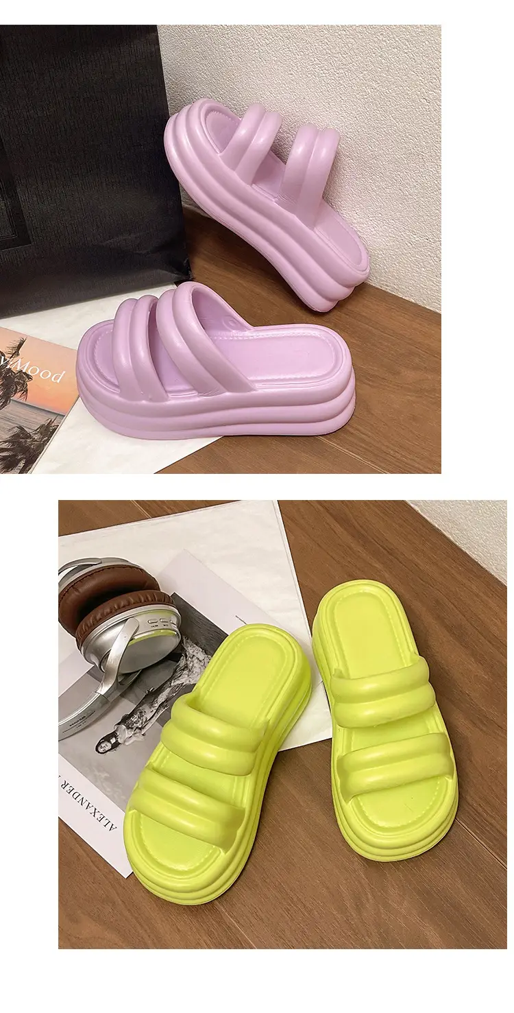 Women White Thick Slide Sandals Summer 2023 — feature 19
