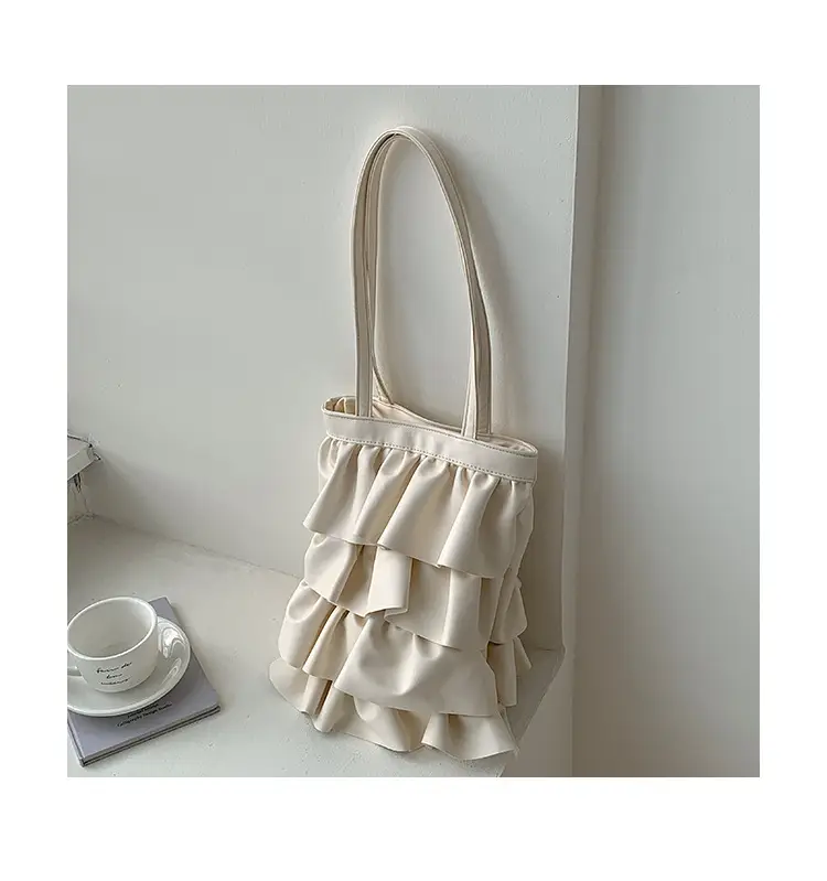 Silver Ruffled Shoulder Bag for Women 2023 — feature 23
