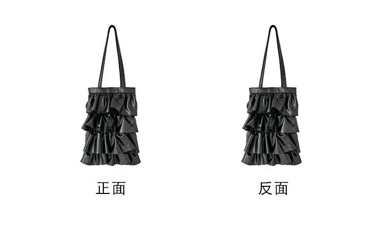 Silver Ruffled Shoulder Bag for Women 2023 — feature 7