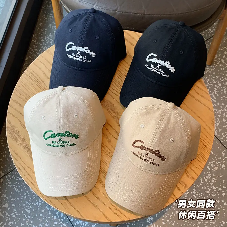 Men Black Logo Baseball Cap Wide Brim - Image 9