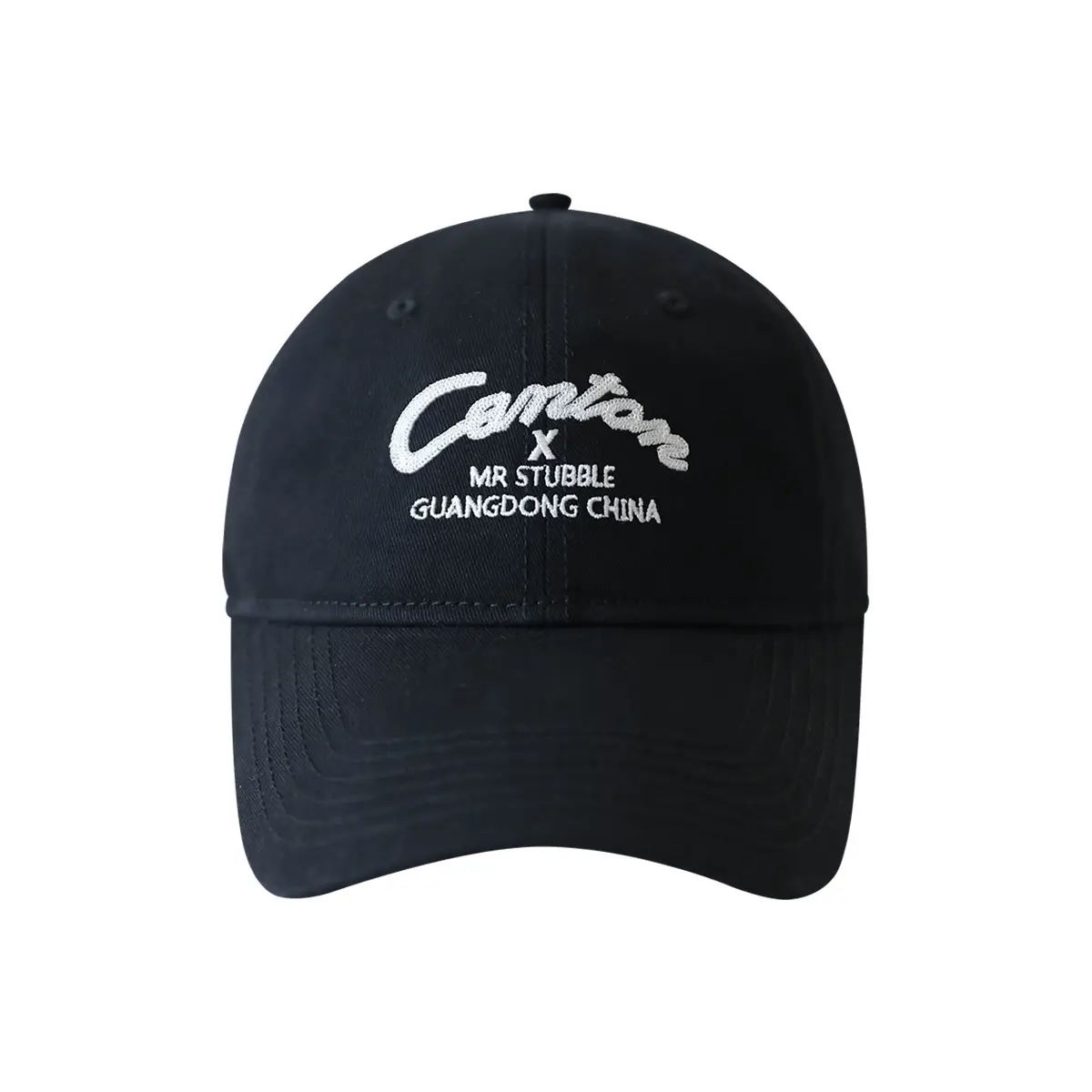 Men Black Logo Baseball Cap Wide Brim - Image 11