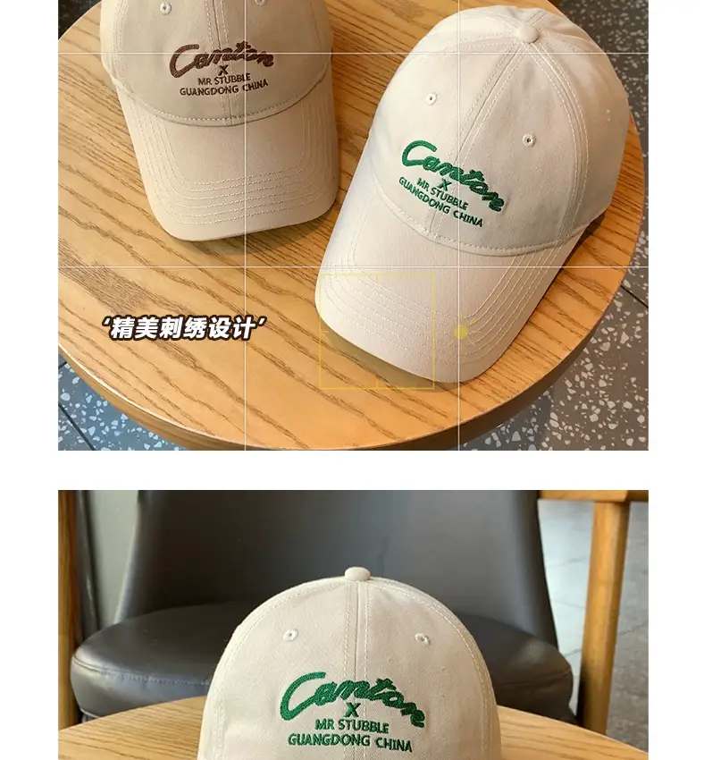 Men Black Logo Baseball Cap Wide Brim — feature 6