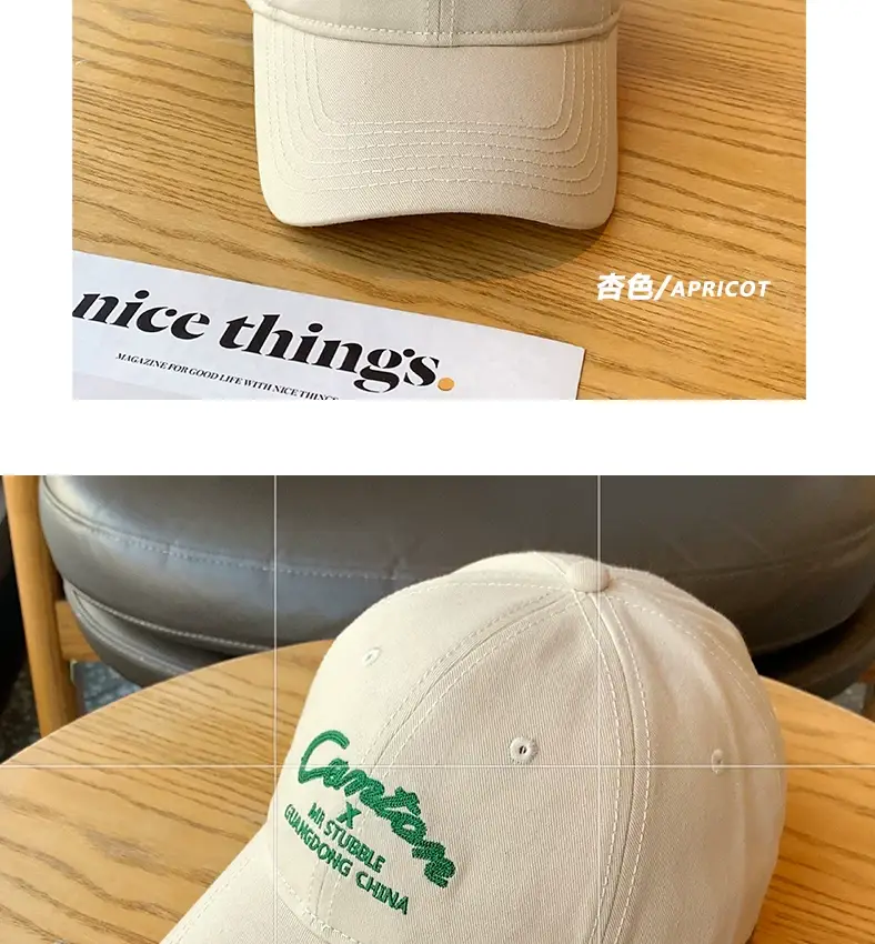 Men Black Logo Baseball Cap Wide Brim — feature 7