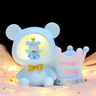Girls' Mermaid Lamp & Pen Holder Set for Bedroom — feature 8