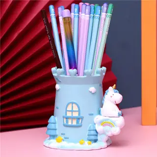 Girls' Mermaid Lamp & Pen Holder Set for Bedroom