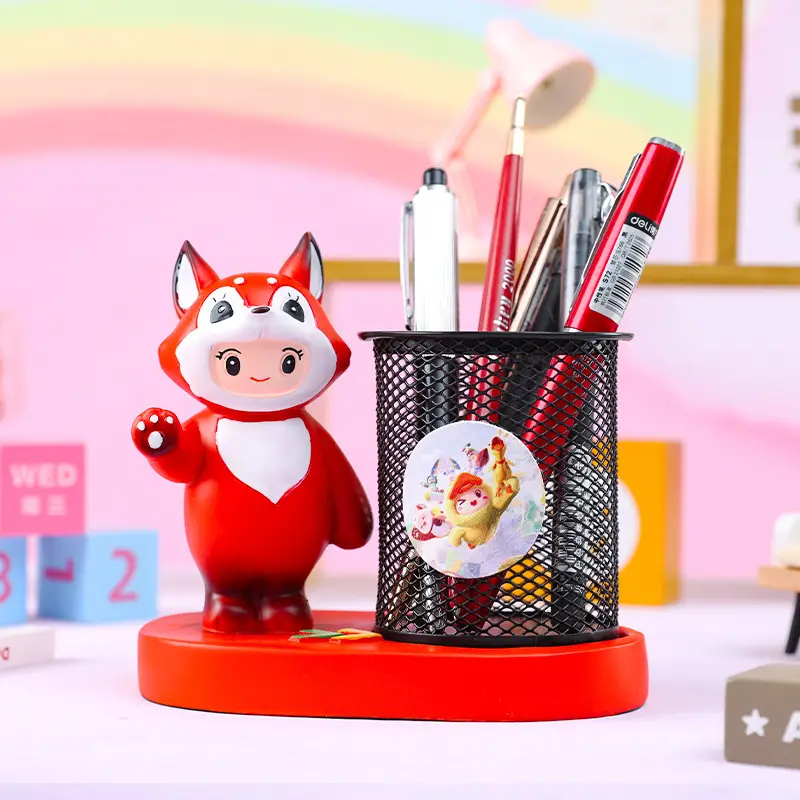 Girls' Mermaid Lamp & Pen Holder Set for Bedroom