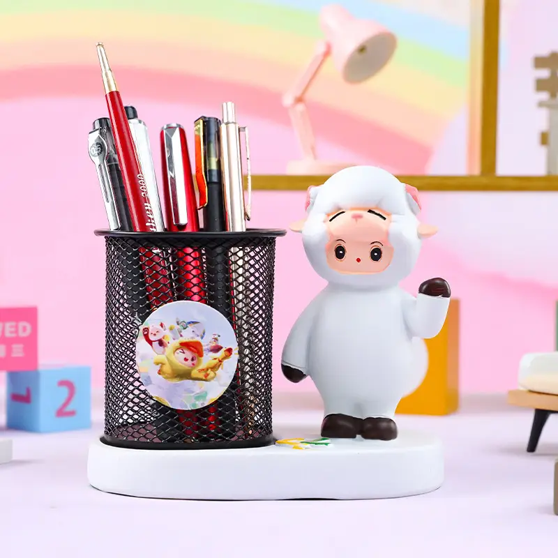 Girls' Mermaid Lamp & Pen Holder Set for Bedroom