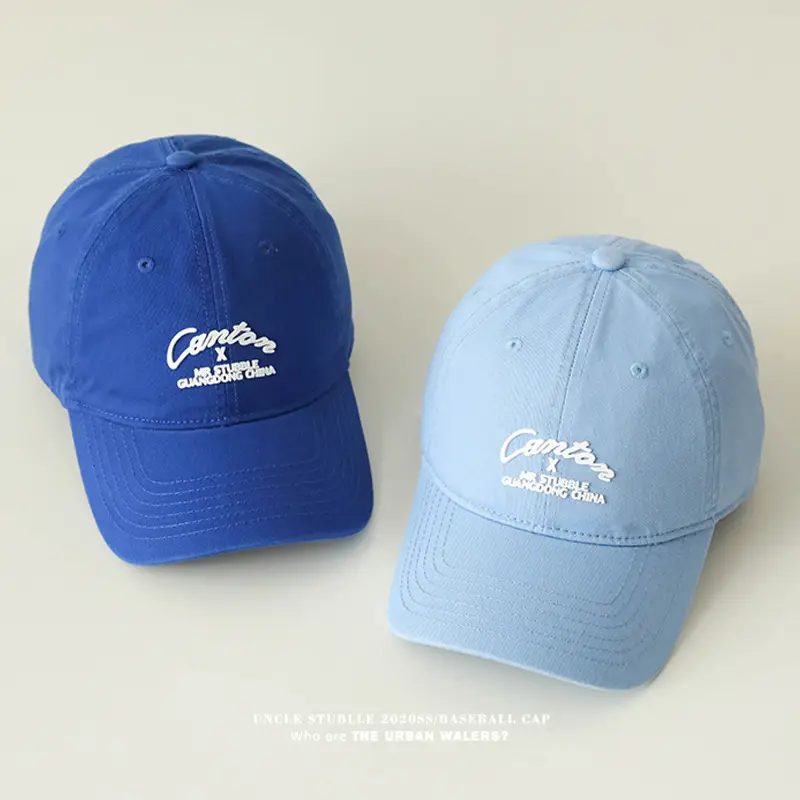 Purple Korean Embroidered Baseball Cap for Men Women — feature 17