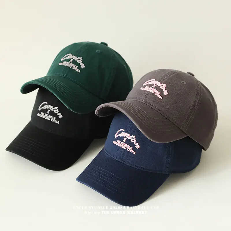 Purple Korean Embroidered Baseball Cap for Men Women — feature 19