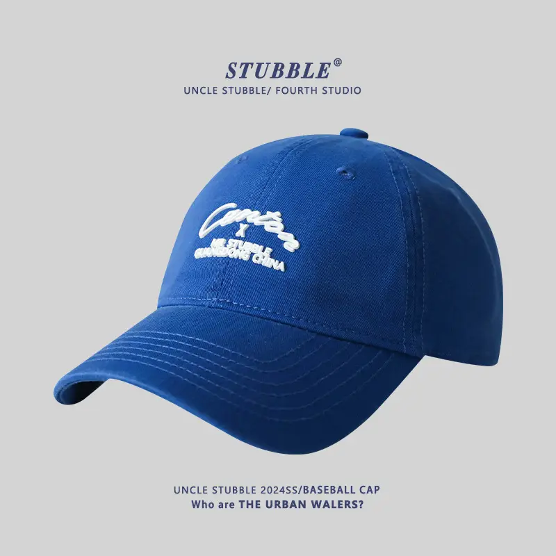 Purple Korean Embroidered Baseball Cap for Men Women - Image 11