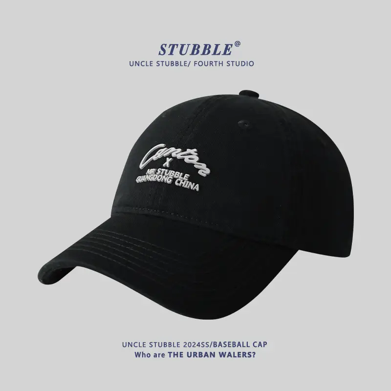 Purple Korean Embroidered Baseball Cap for Men Women - Image 17