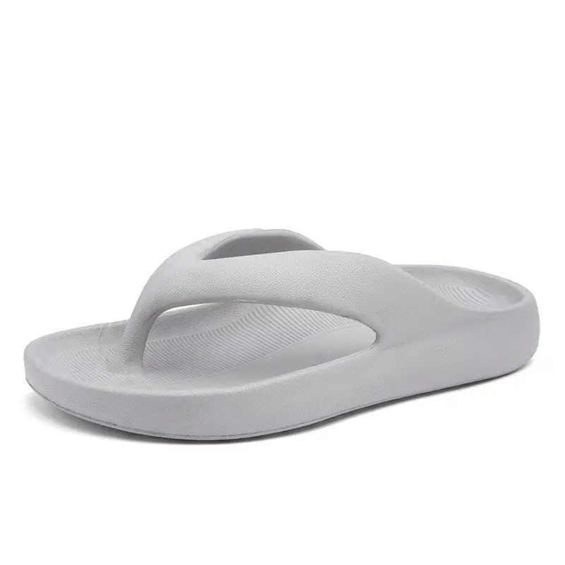 EVA New Summer Flip-Flops Men's Thick Bottom Increased Non-Slip Wear-Resistant Sandals Beach Fashion Solid Color Slippers