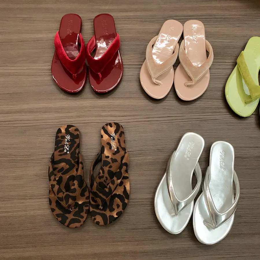 Flat Slippers Women's Summer Outer Wear New Korean-style Flip-flops French Retro Dress Elegant Toe Sandals - Image 9
