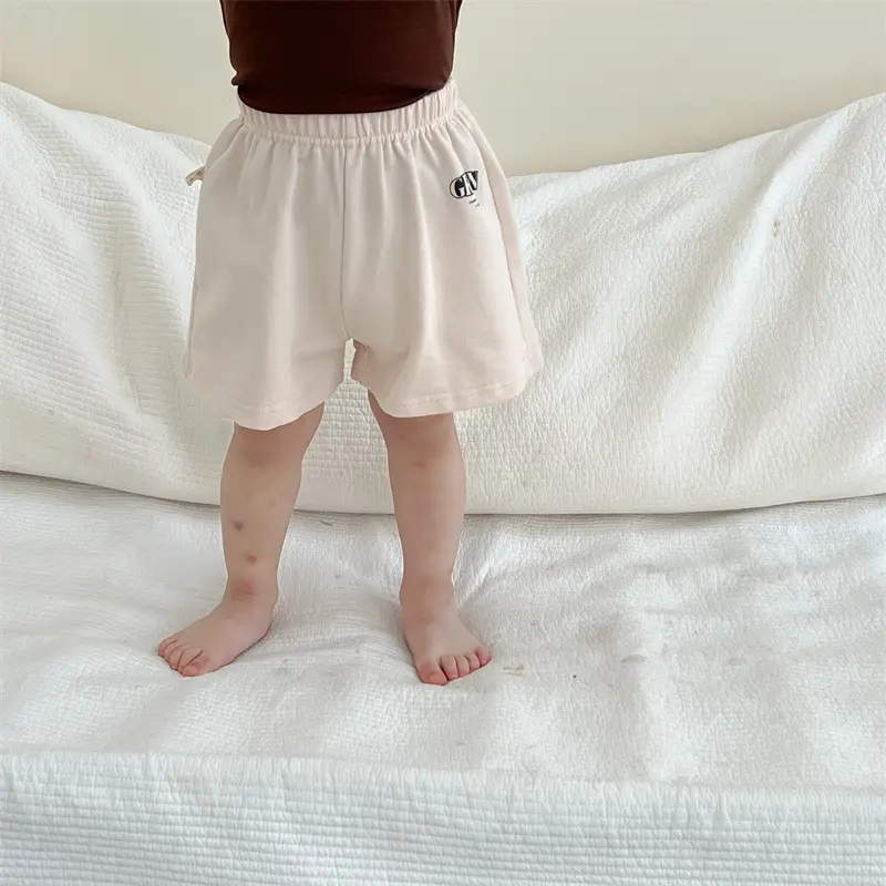 Baby's Brown Shorts Set Summer Two Piece - Image 4