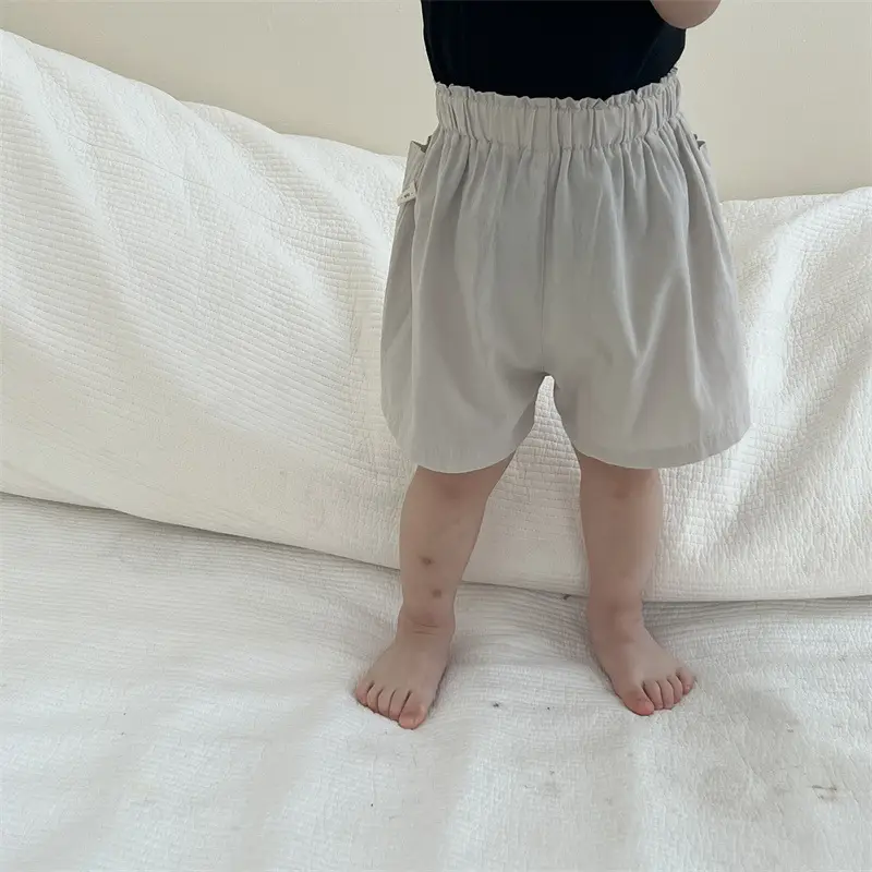 Baby's Brown Shorts Set Summer Two Piece - Image 6