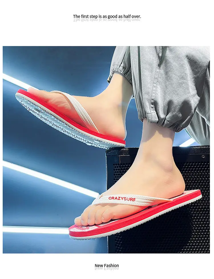 Slippers for Men Summer 2024 New Outer Wear Non-slip Wear-resistant Casual Men's Beach Flip-flops Vietnamese Soft-soled Flip-flops — feature 17
