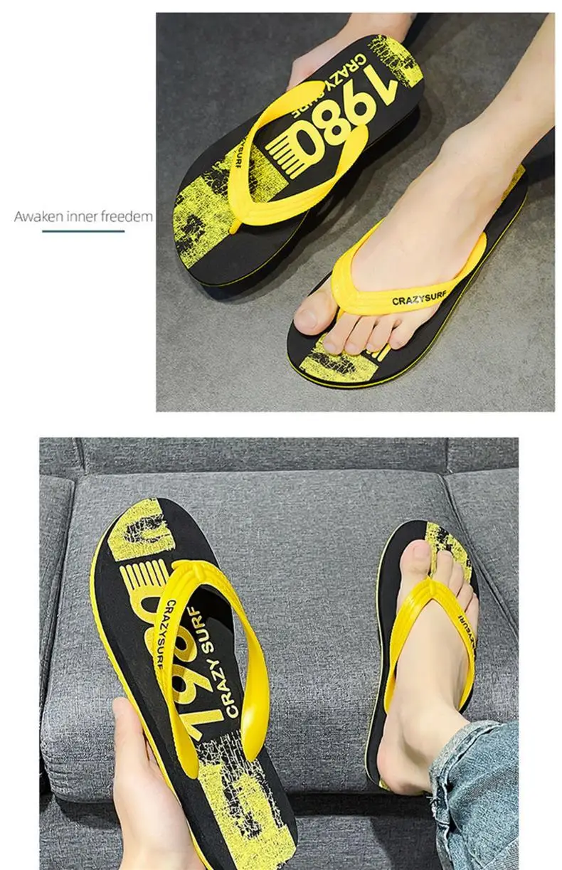 Slippers for Men Summer 2024 New Outer Wear Non-slip Wear-resistant Casual Men's Beach Flip-flops Vietnamese Soft-soled Flip-flops — feature 25
