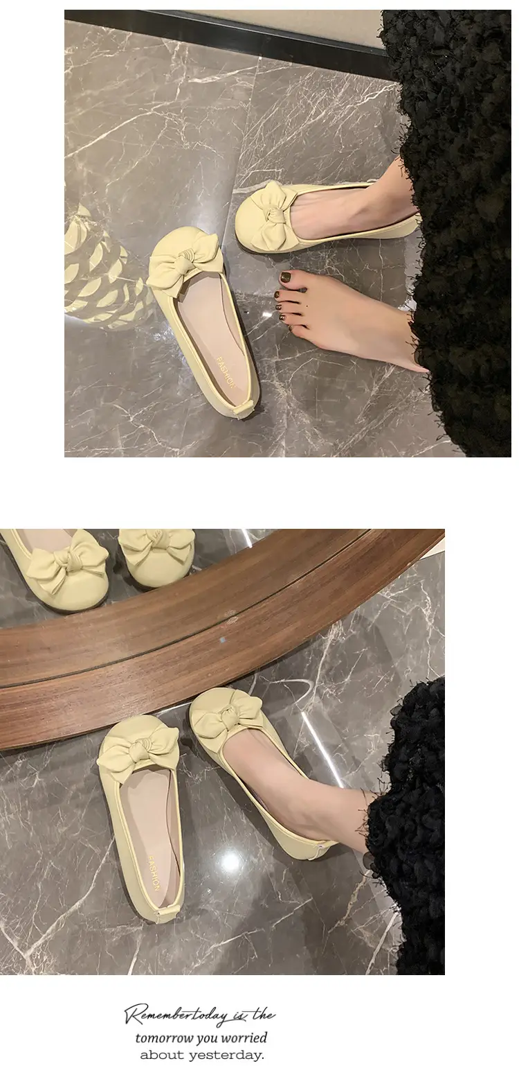 French Bow Flat Shoes for Women 2023 Summer — feature 13