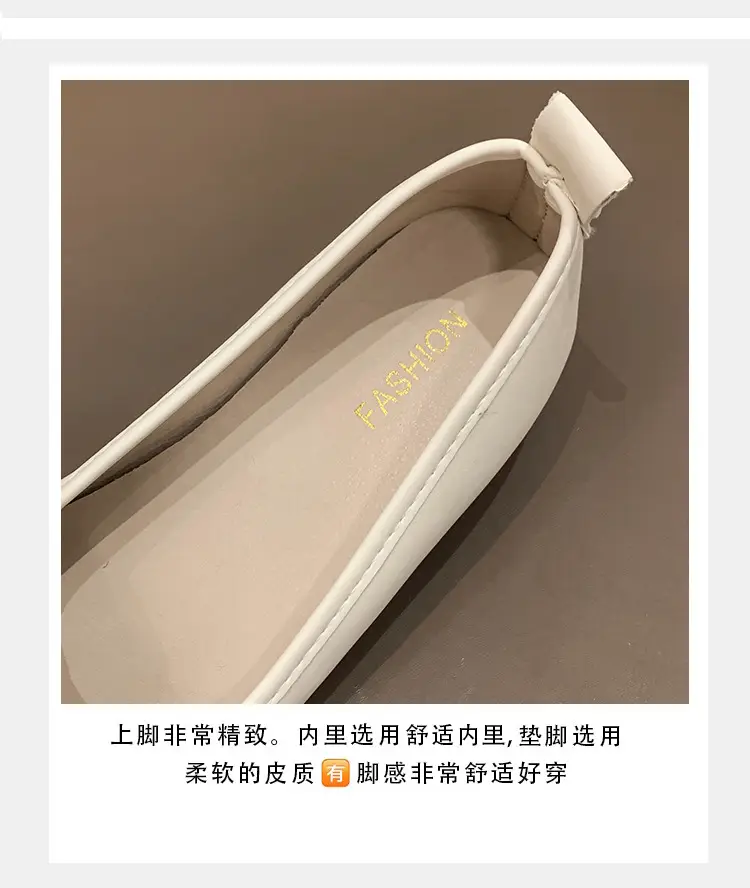 French Bow Flat Shoes for Women 2023 Summer — feature 5