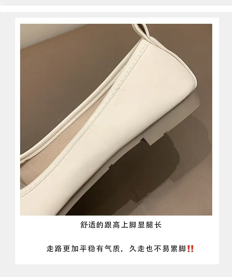 French Bow Flat Shoes for Women 2023 Summer — feature 6