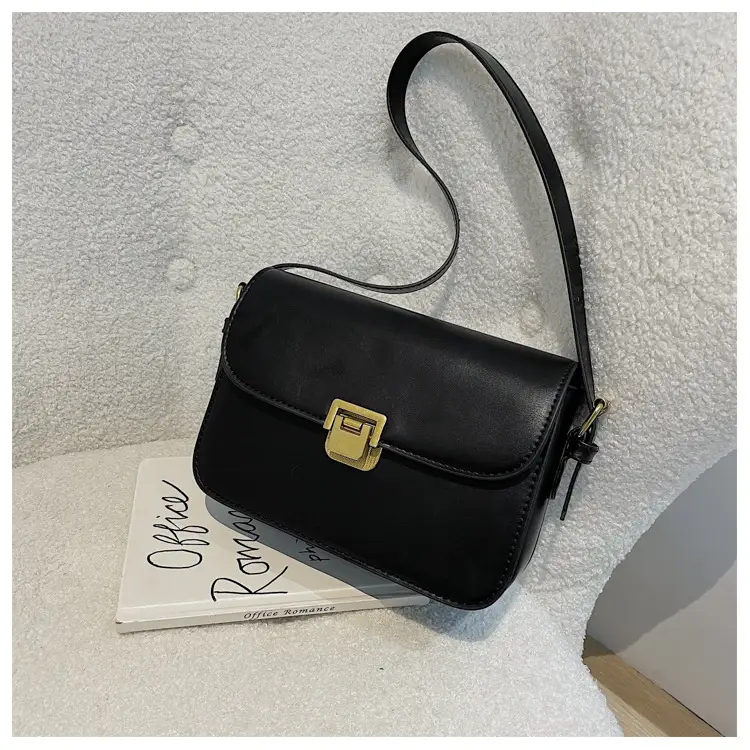 Small Square Brown Crossbody Bag for Women - Image 7