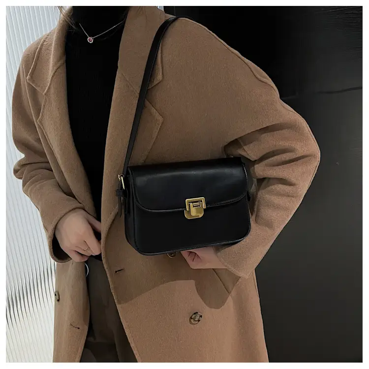 Small Square Brown Crossbody Bag for Women — feature 24
