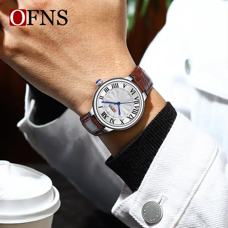 O'Fannie Quartz Watch for Men Waterproof Business Wear