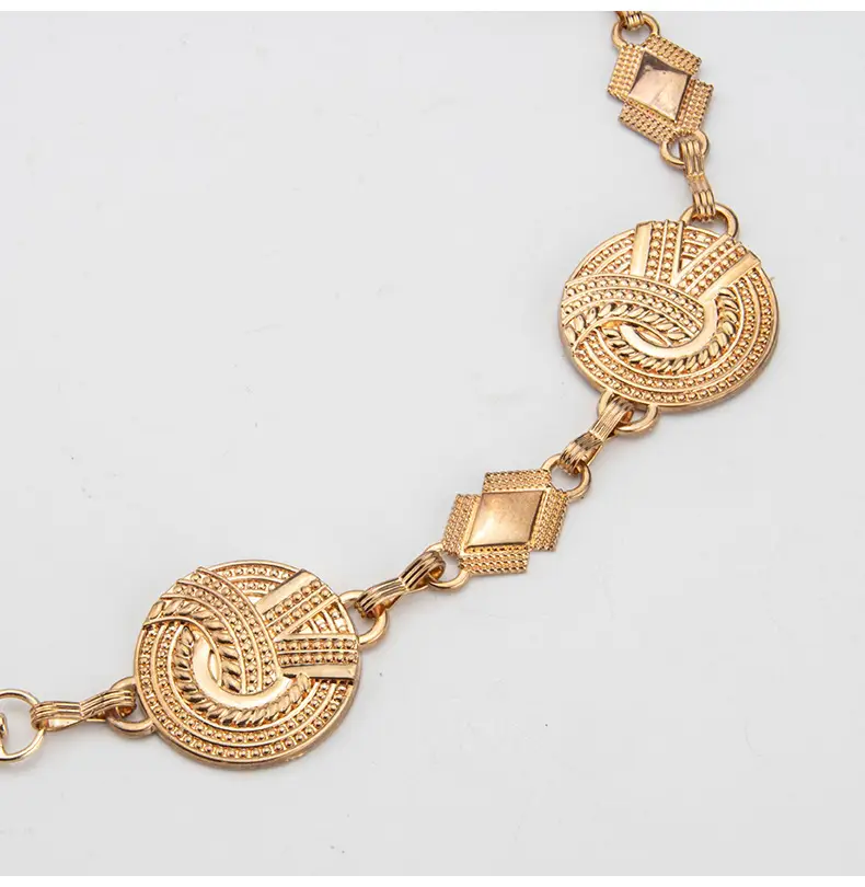 Gold Metal Ethnic Waist Chain for Women 3.5cm — feature 5