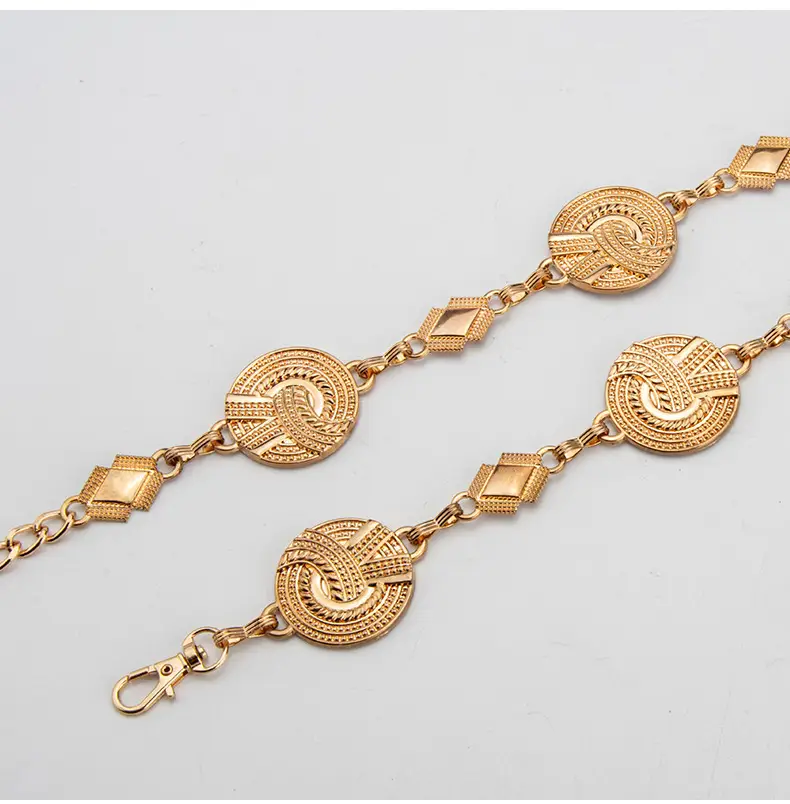 Gold Metal Ethnic Waist Chain for Women 3.5cm — feature 8