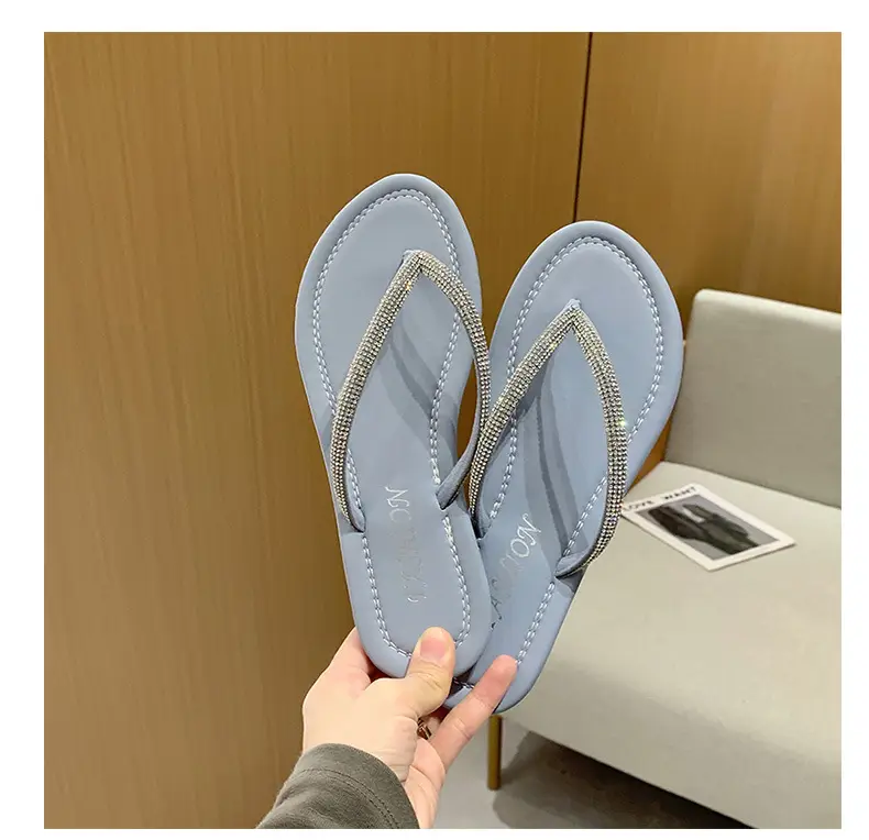Women Rhinestone Flip Flops Large 2026 Summer — feature 18