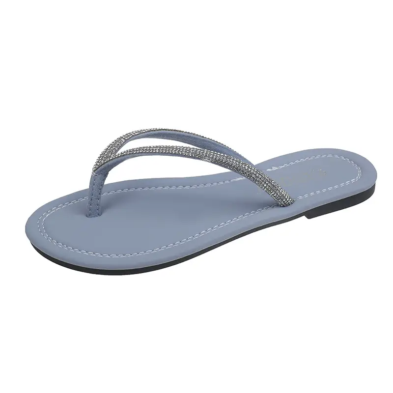 Women Rhinestone Flip Flops Large 2026 Summer - Image 2