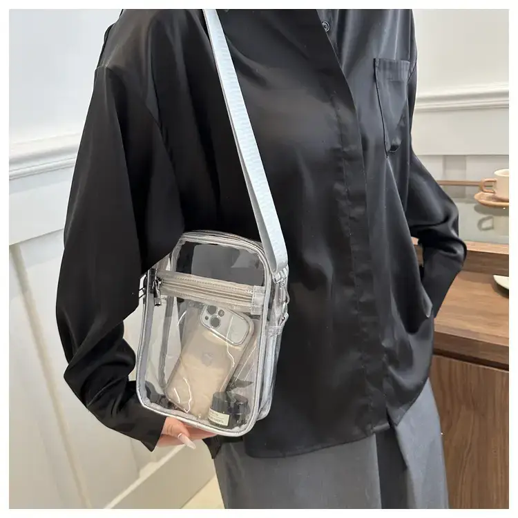 Transparent Women's Shoulder Bag 2024 Waterproof PVC — feature 11
