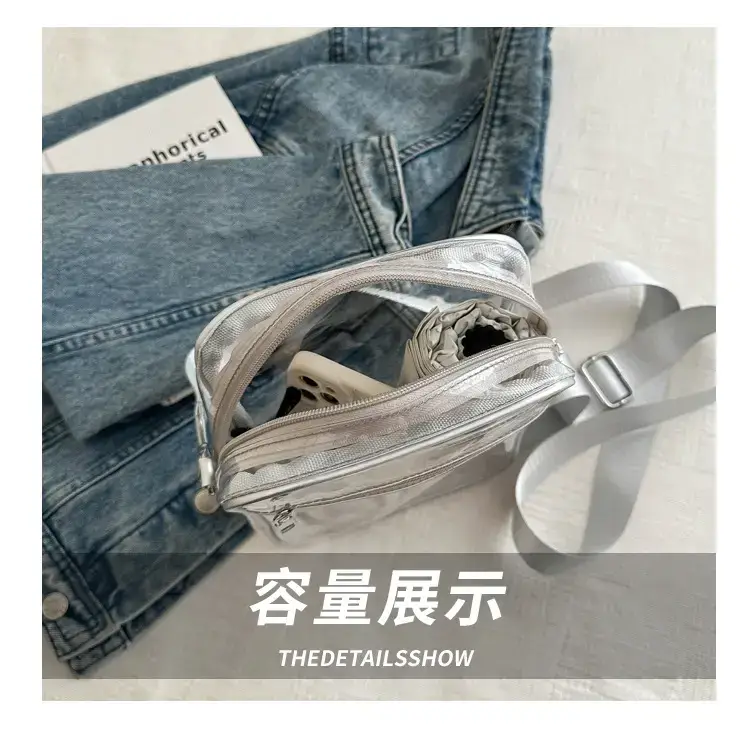 Transparent Women's Shoulder Bag 2024 Waterproof PVC — feature 8