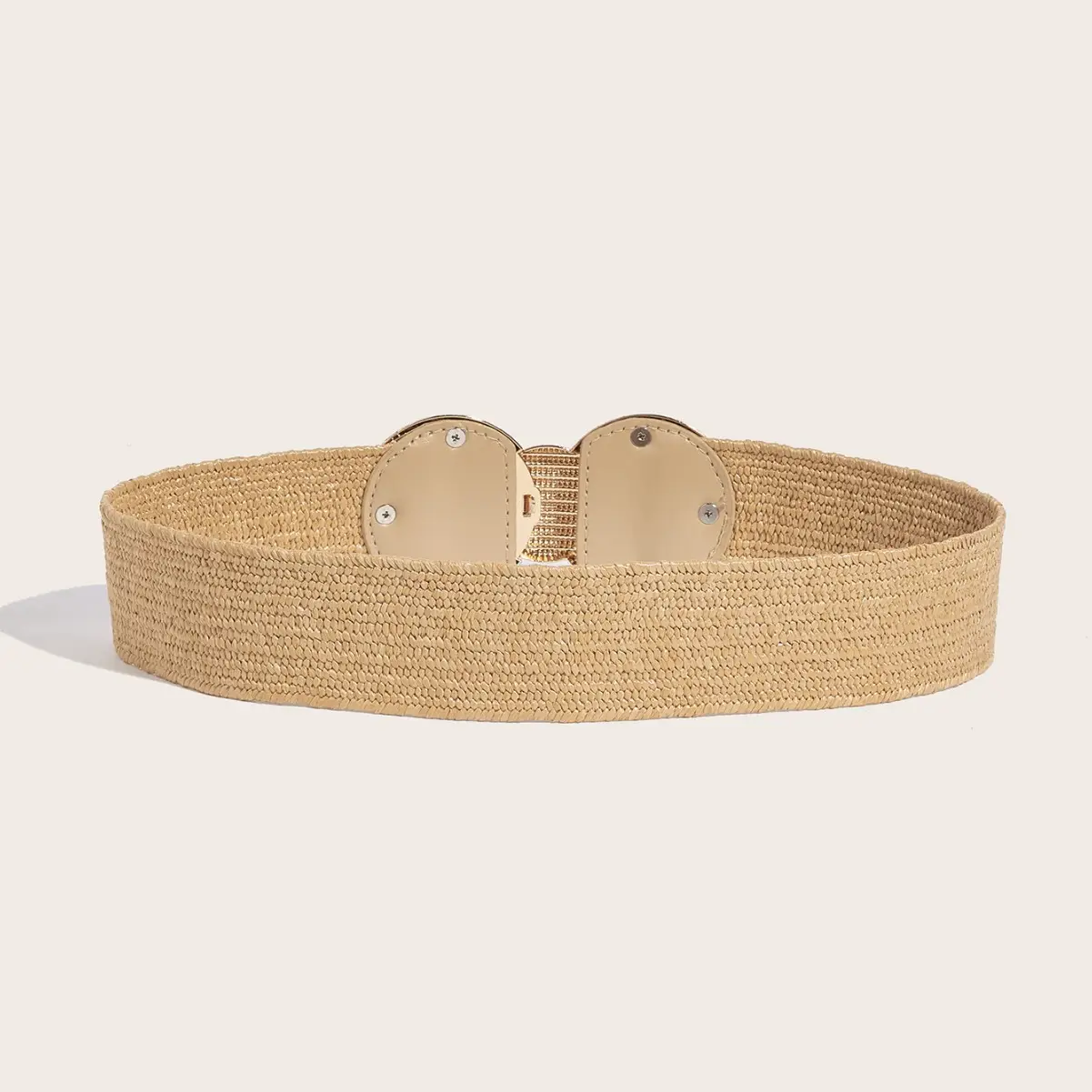 Women's Elastic Waist Belt with Decorative Strap - Image 5